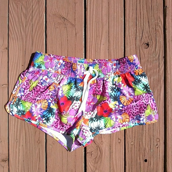 OP medium tropical print shorts - Picture 2 of 3